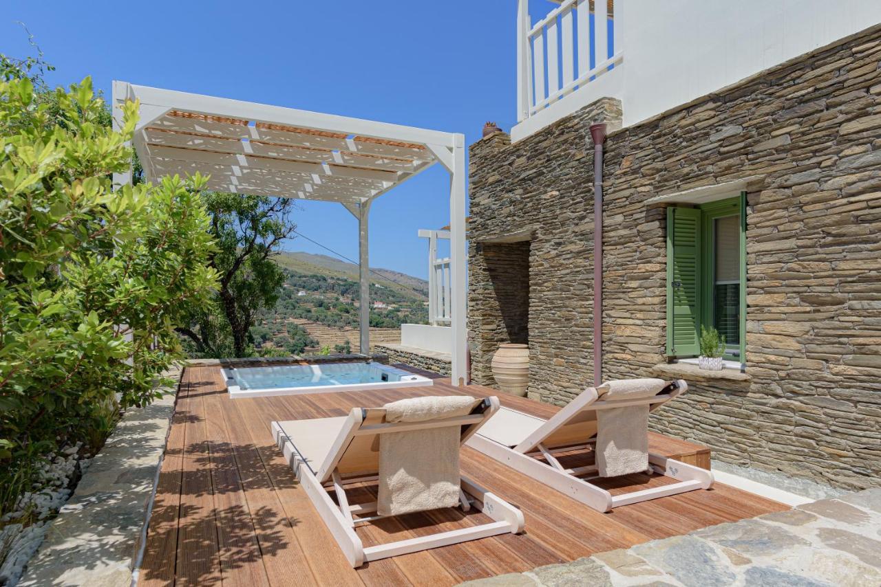 Casa Di Fiori Andros Suites Bagian luar foto