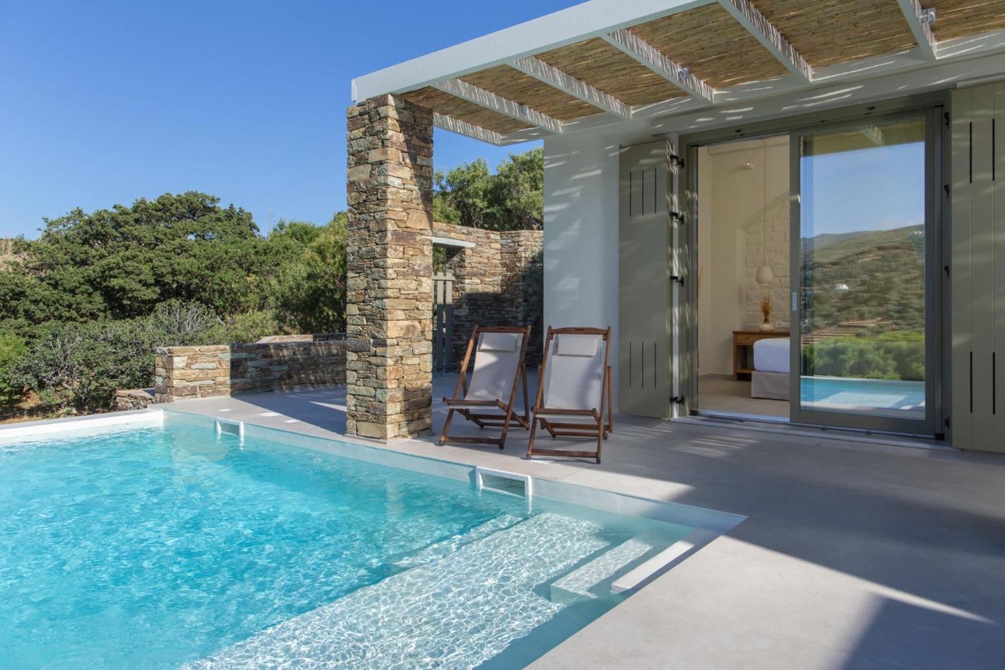 Casa Di Fiori Andros Suites Bagian luar foto